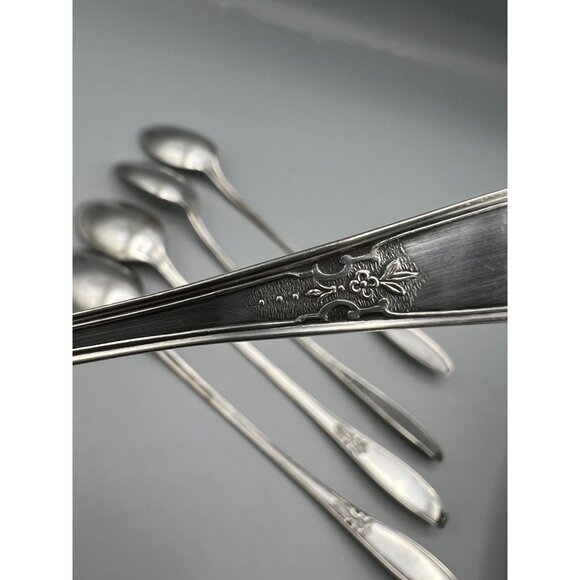 5 Lady Doris AI Silver Plate Ice Tea Spoons PRINCESS 7 in Arnold Palmer Mixer - Picture 7 of 16